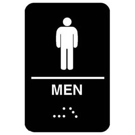 TRAEX Sign, Men'S , Braille, 6X9" 5635